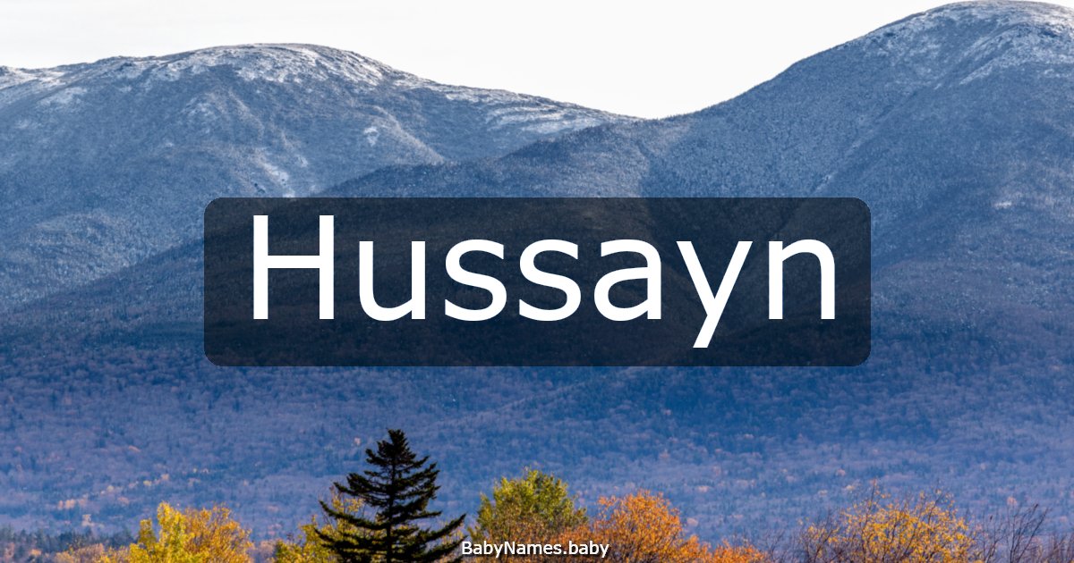 Hussayn