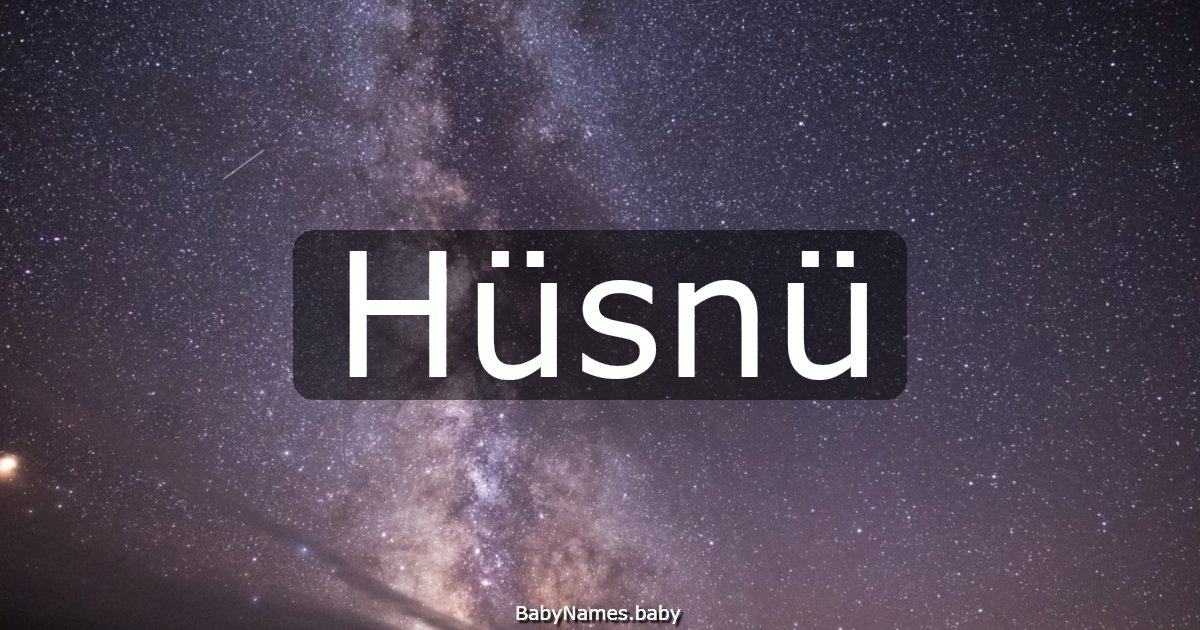 Hüsnü
