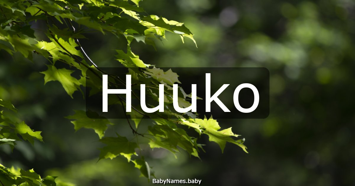 Huuko