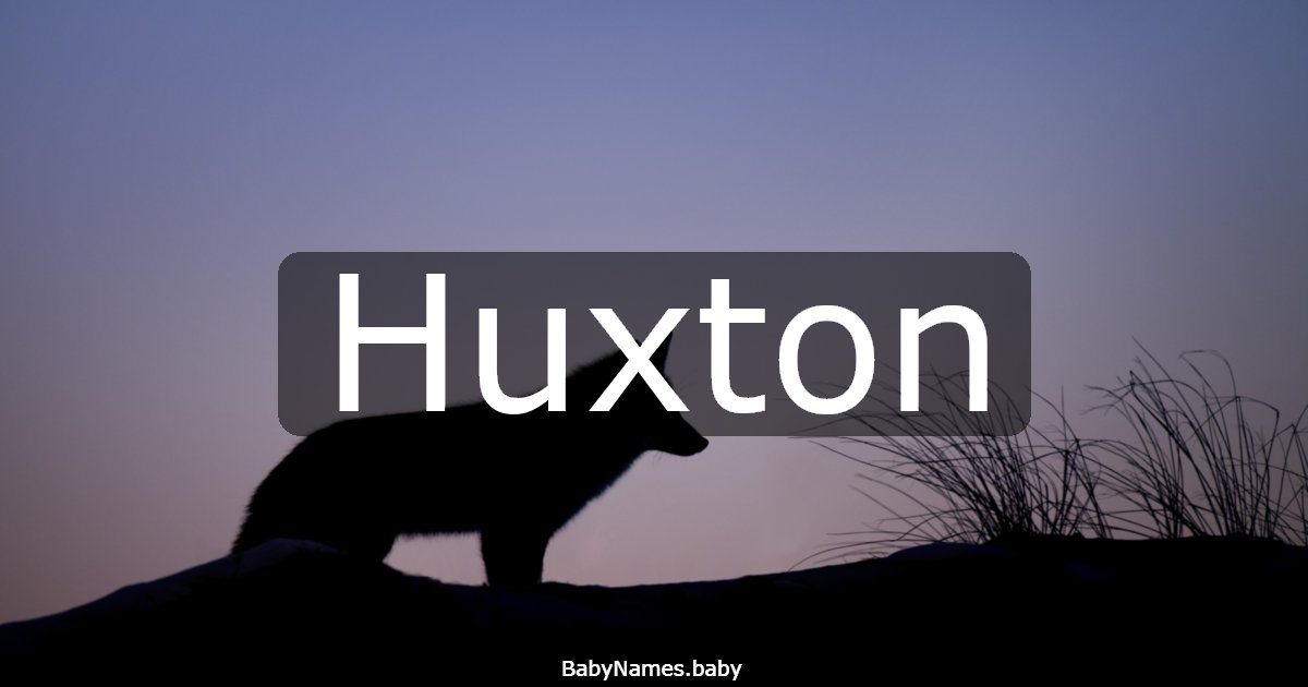 Huxton