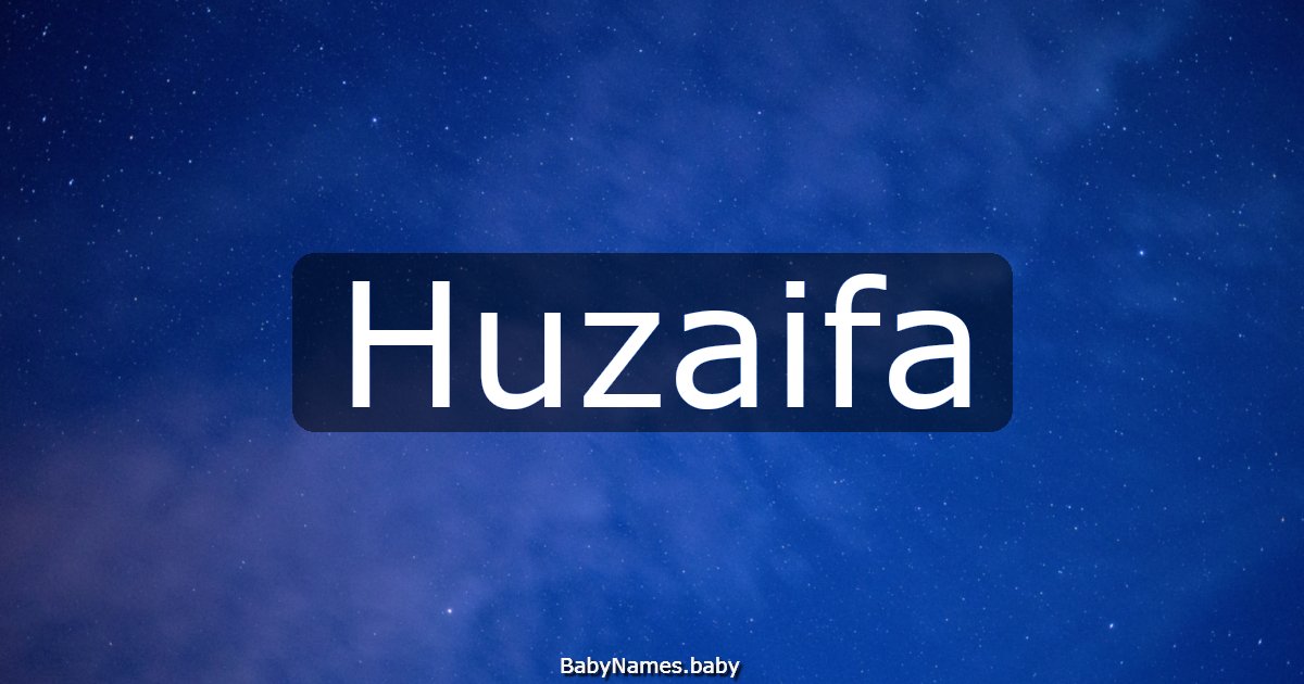 Huzaifa