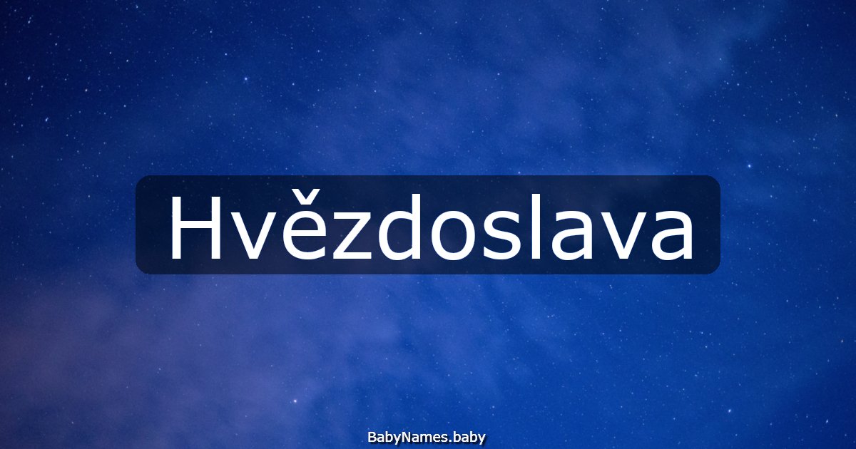 Hvězdoslava