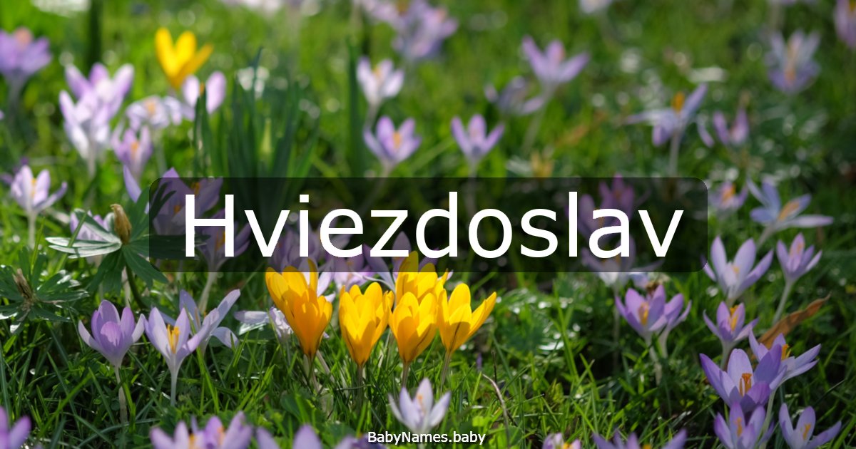 Hviezdoslav