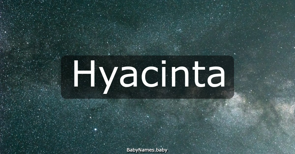 Hyacinta