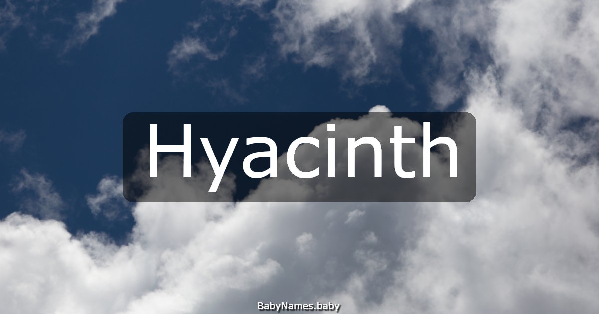Hyacinth
