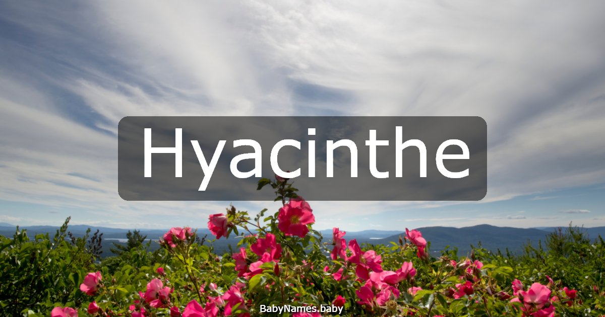 Hyacinthe