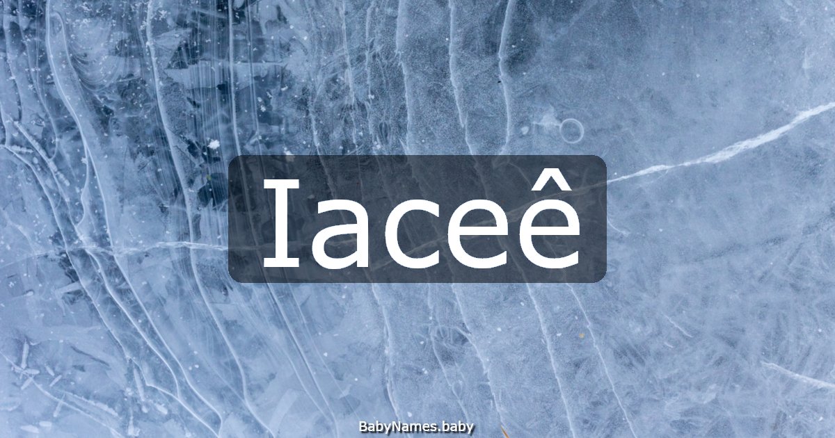 Iaceê