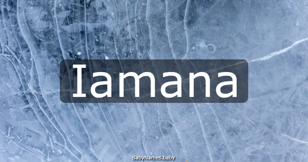 Iamana