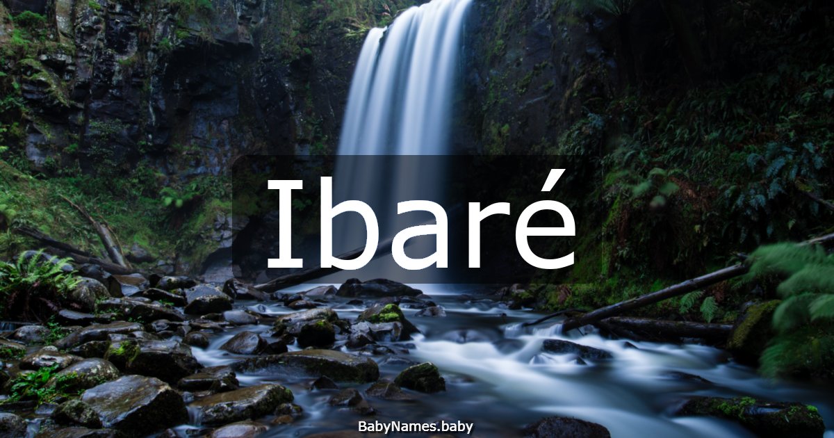 Ibaré