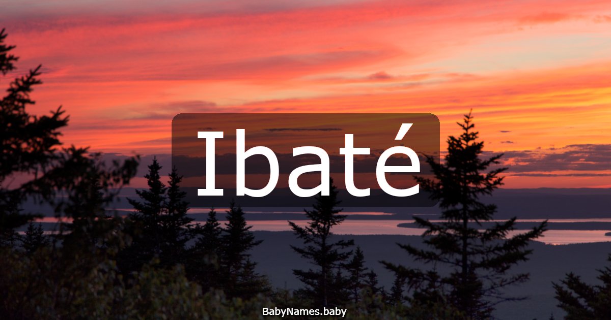 Ibaté