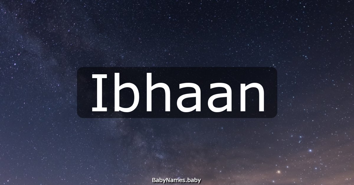 Ibhaan
