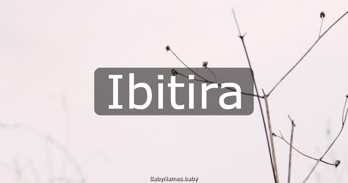 Ibitira