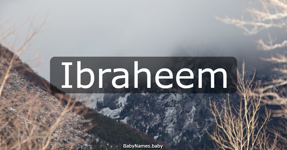 Ibraheem