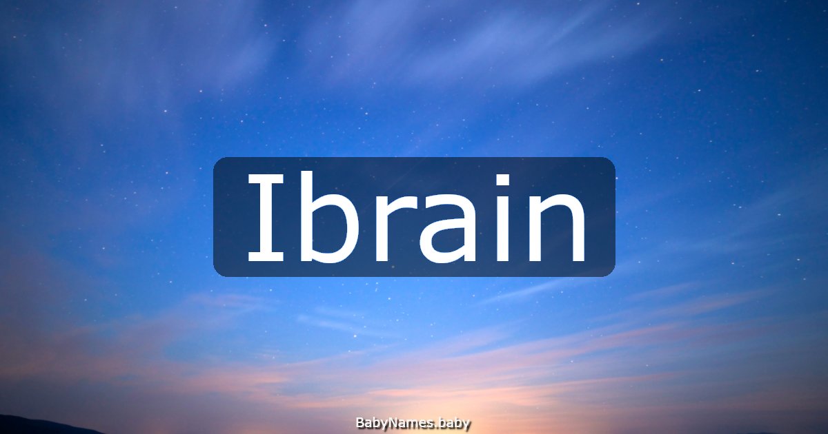 Ibrain