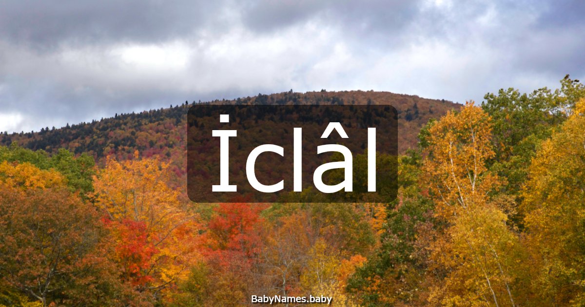 İclâl