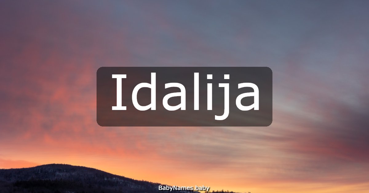 Idalija
