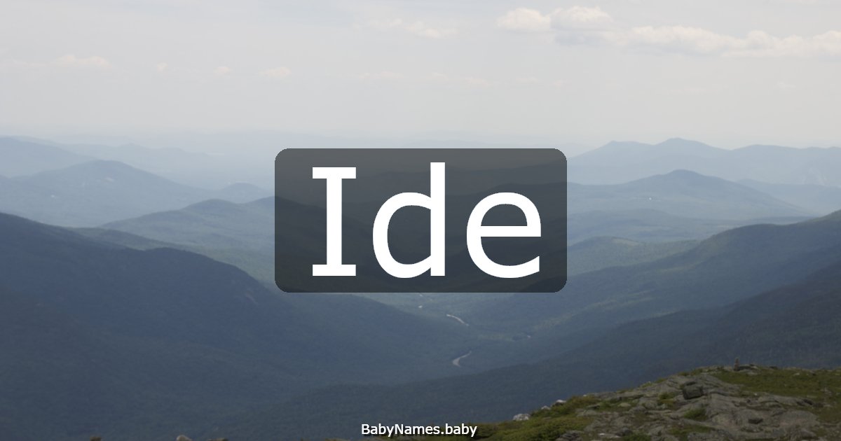 Ide