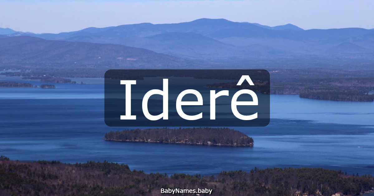 Iderê