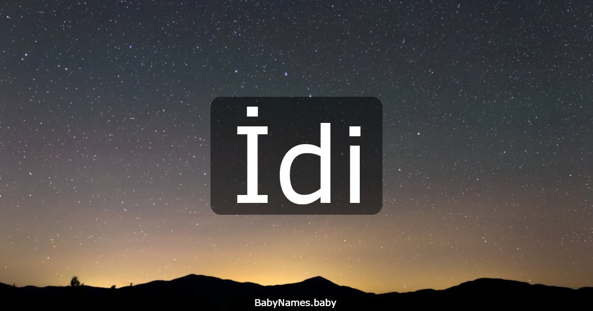 İdi