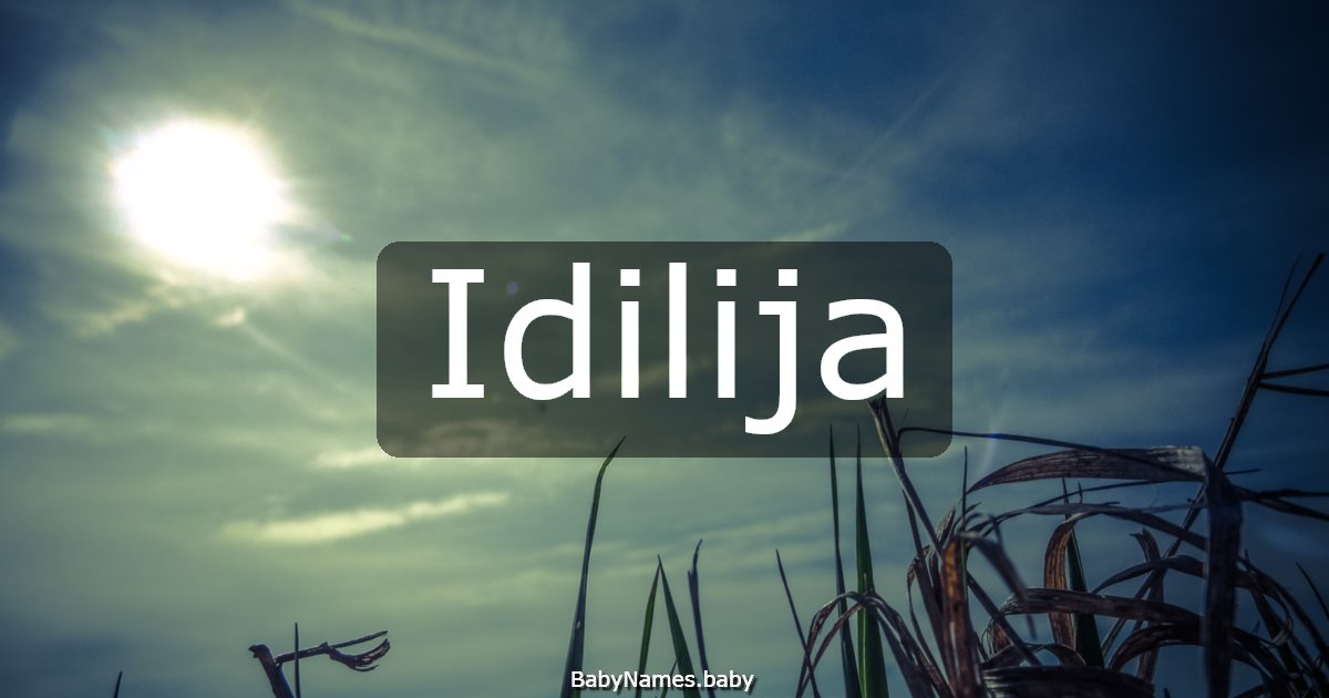 Idilija
