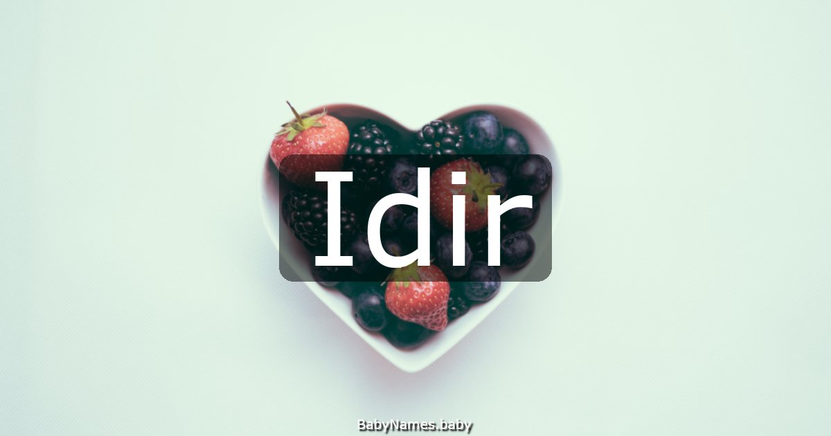 Idir