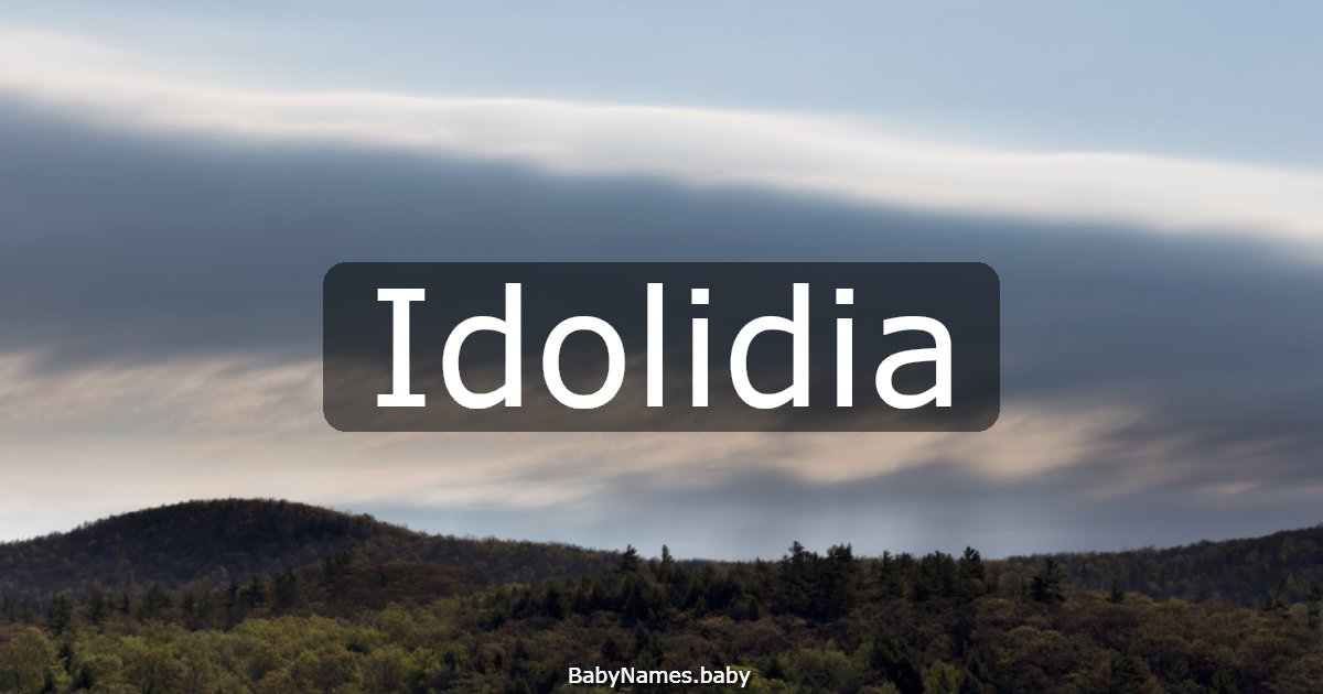 Idolidia