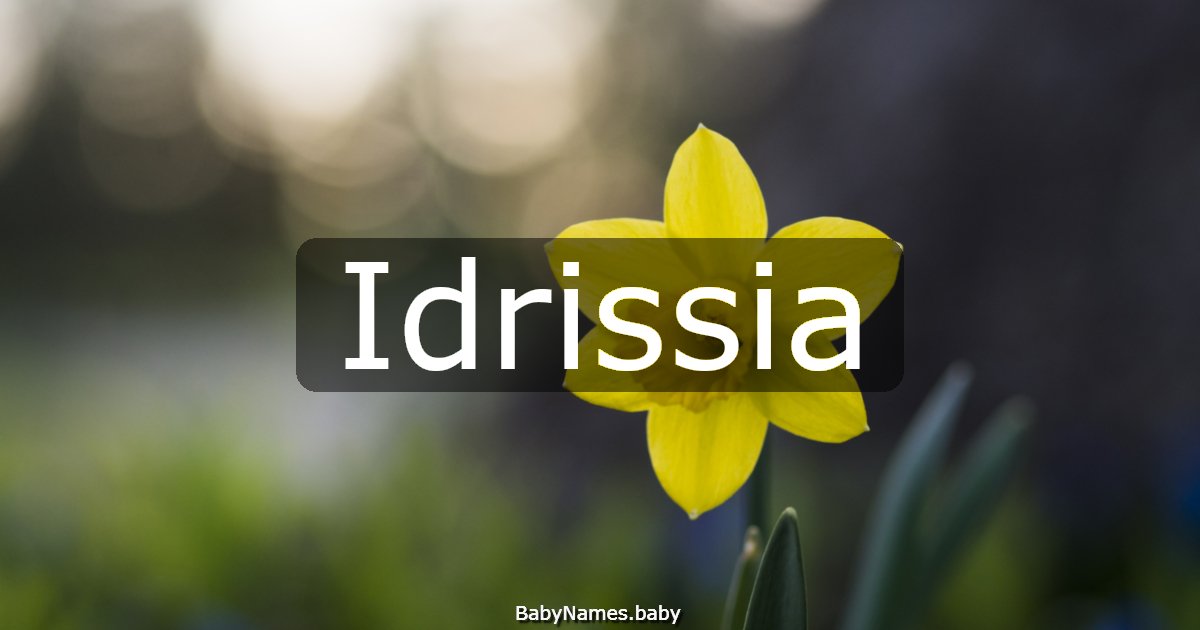 Idrissia