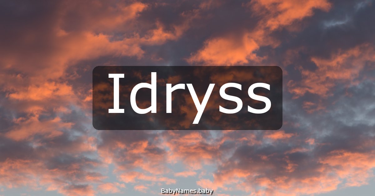 Idryss