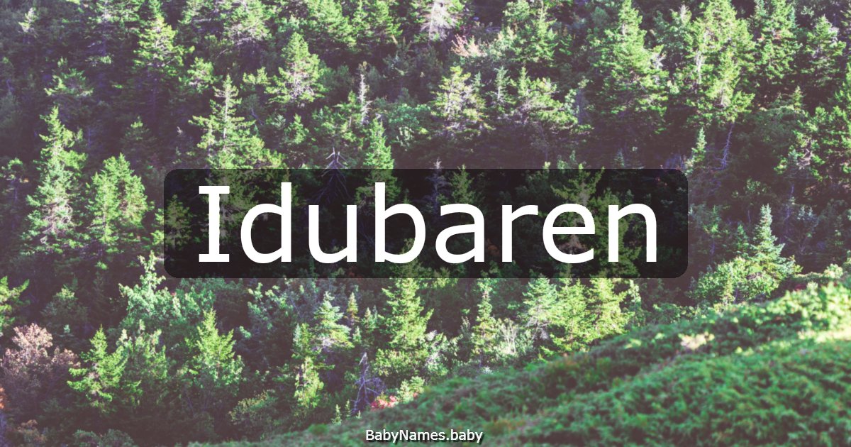 Idubaren