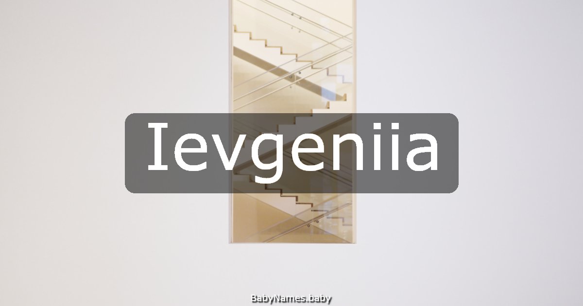 Ievgeniia