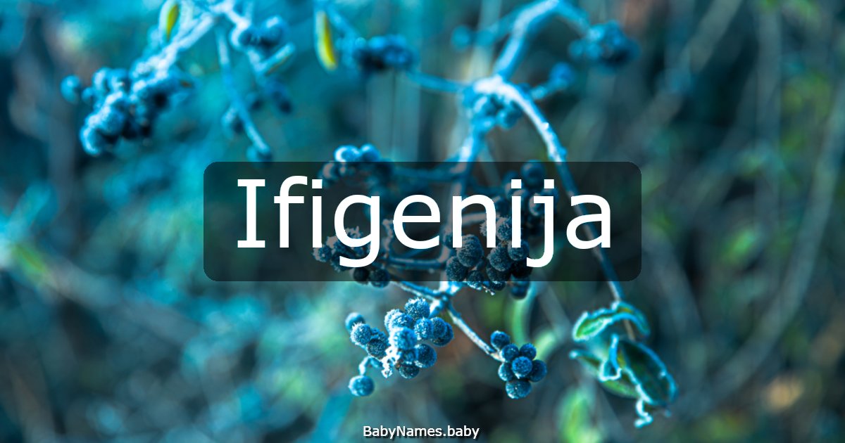 Ifigenija