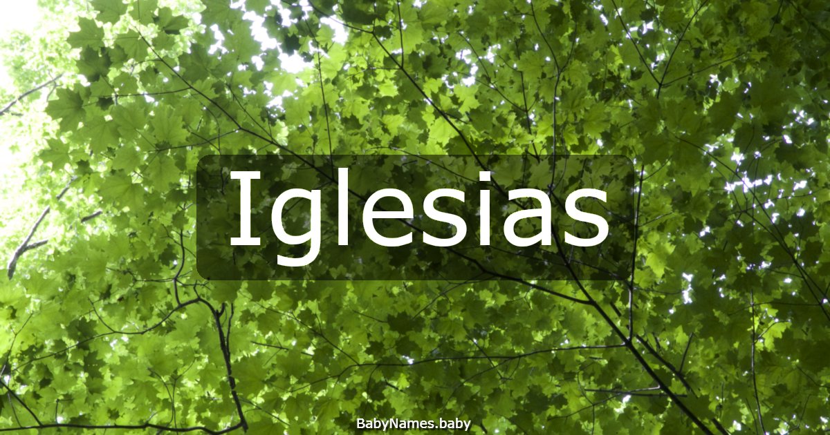 Iglesias
