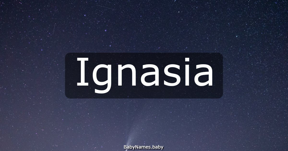 Ignasia