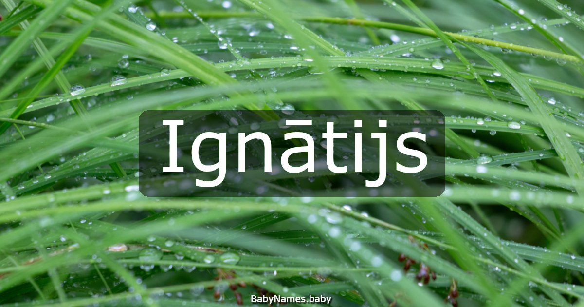 Ignātijs