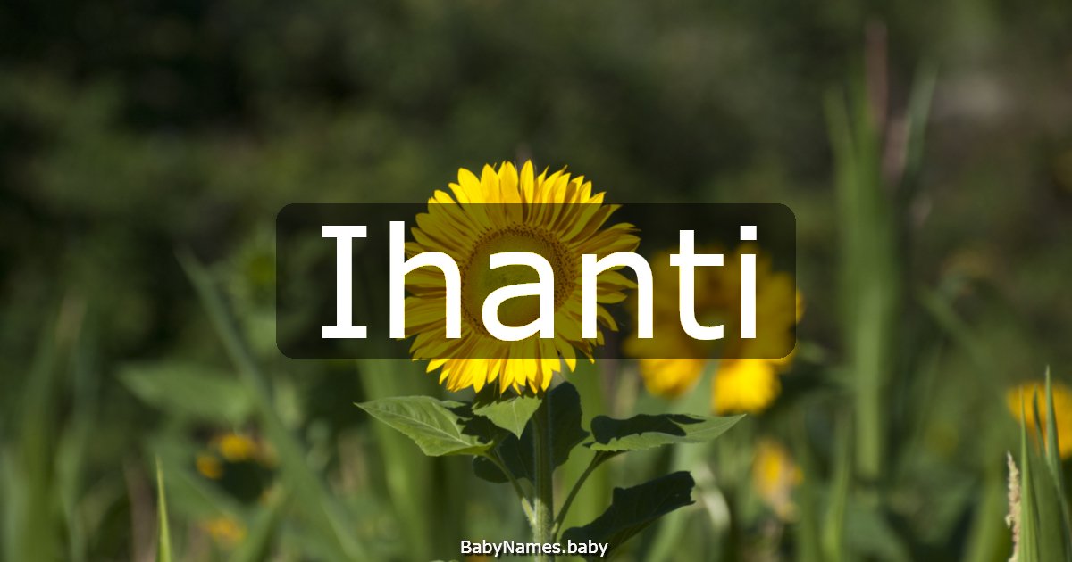 Ihanti