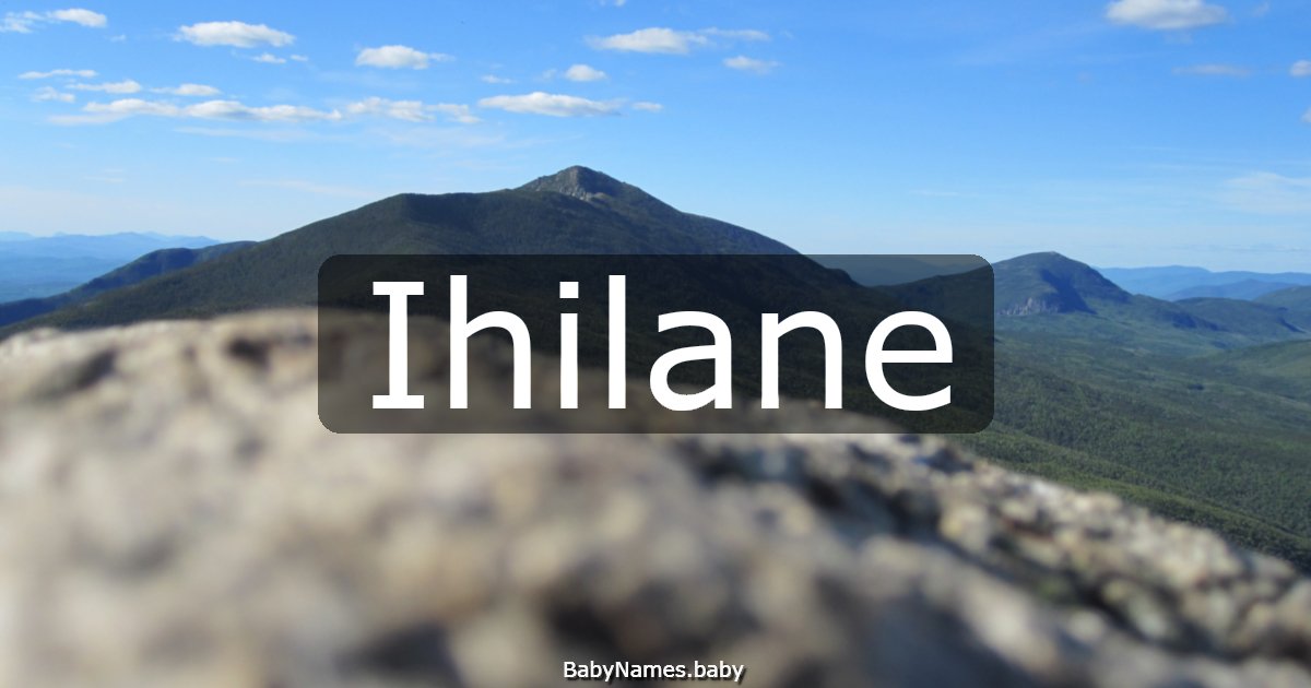 Ihilane