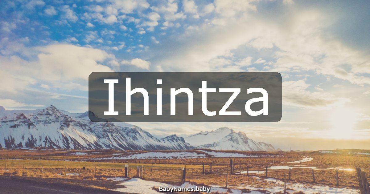 Ihintza
