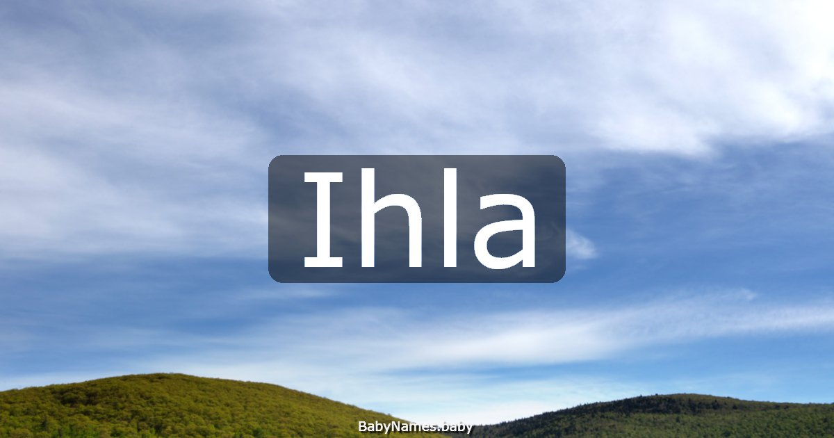 Ihla