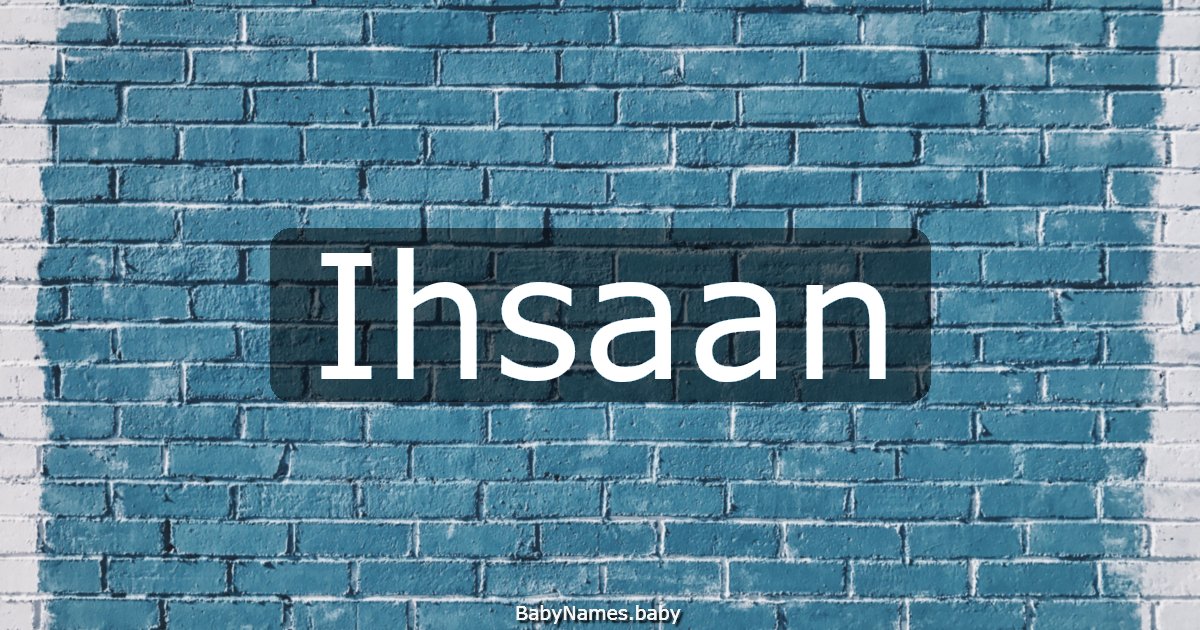 Ihsaan