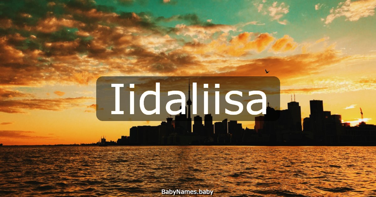 Iidaliisa