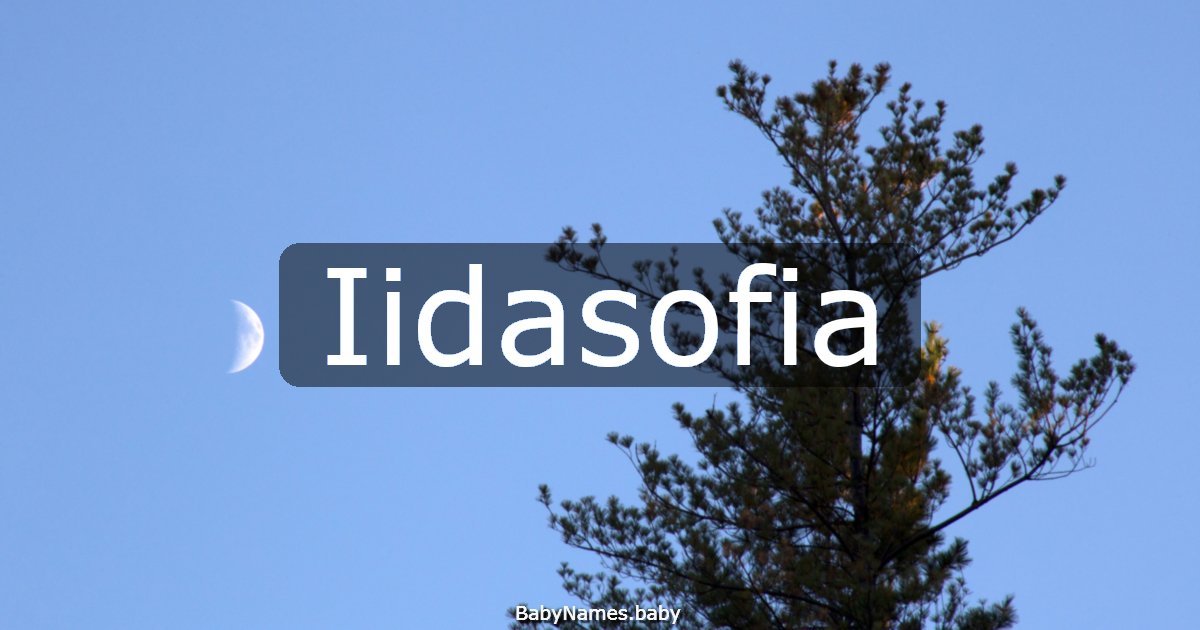 Iidasofia