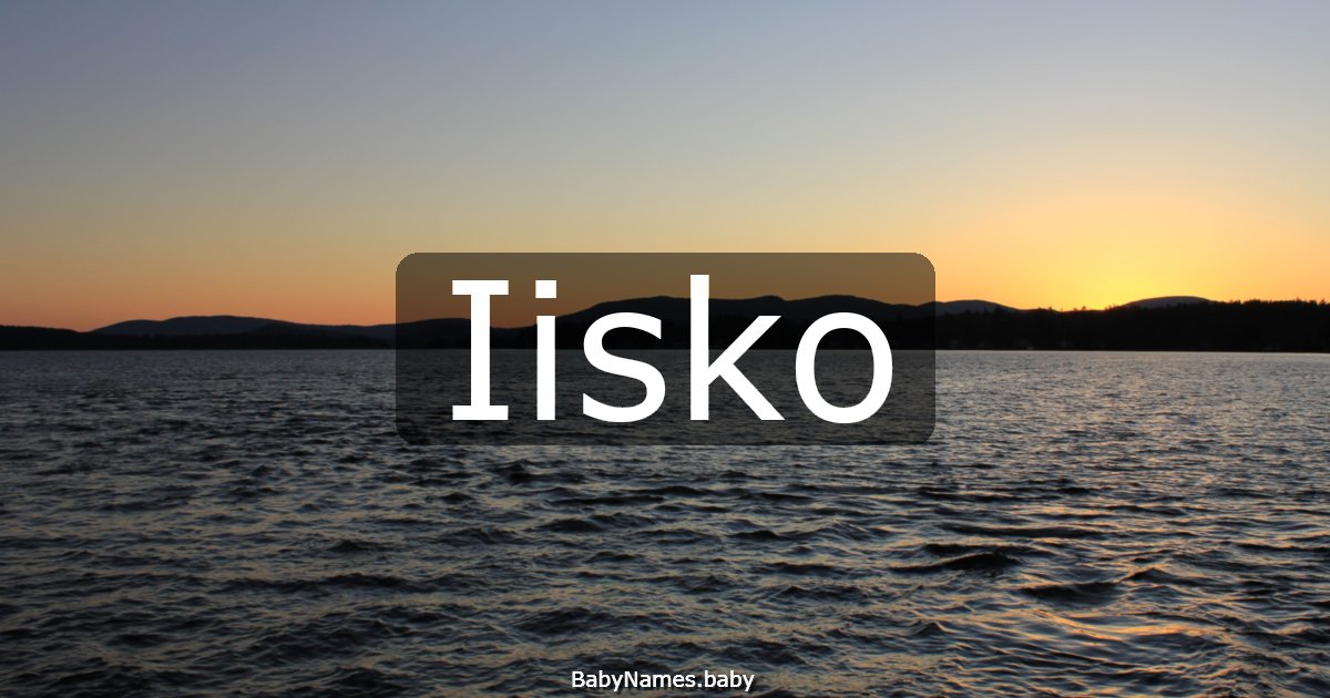 Iisko