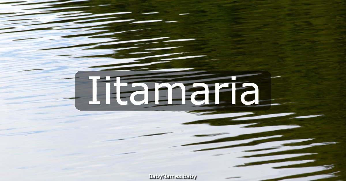 Iitamaria