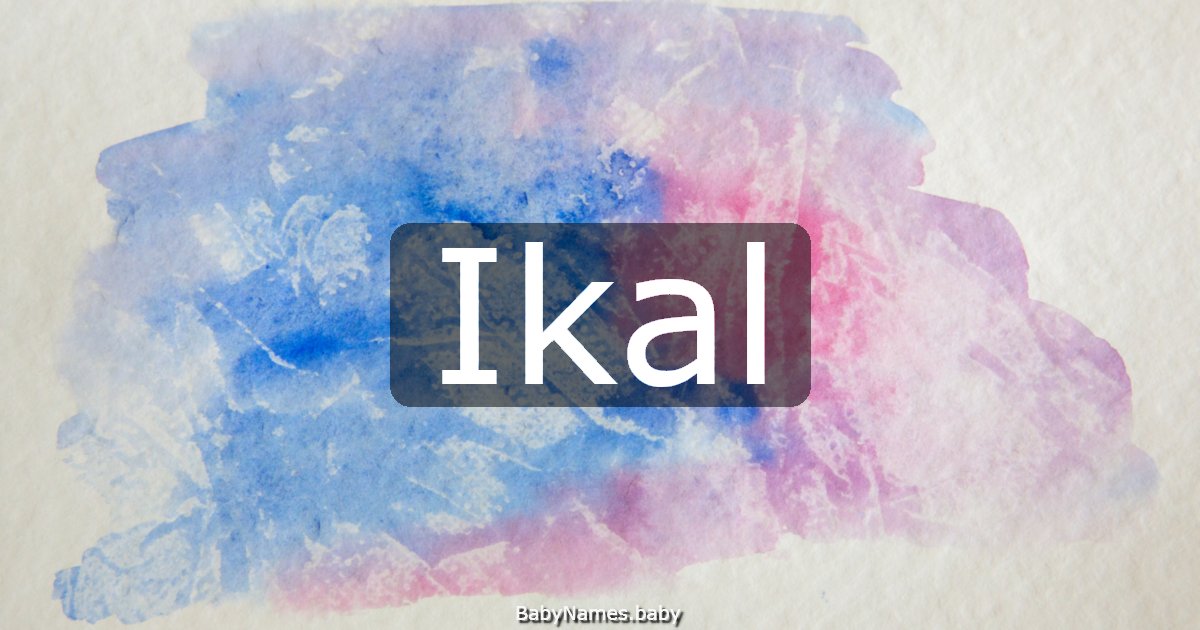 Ikal