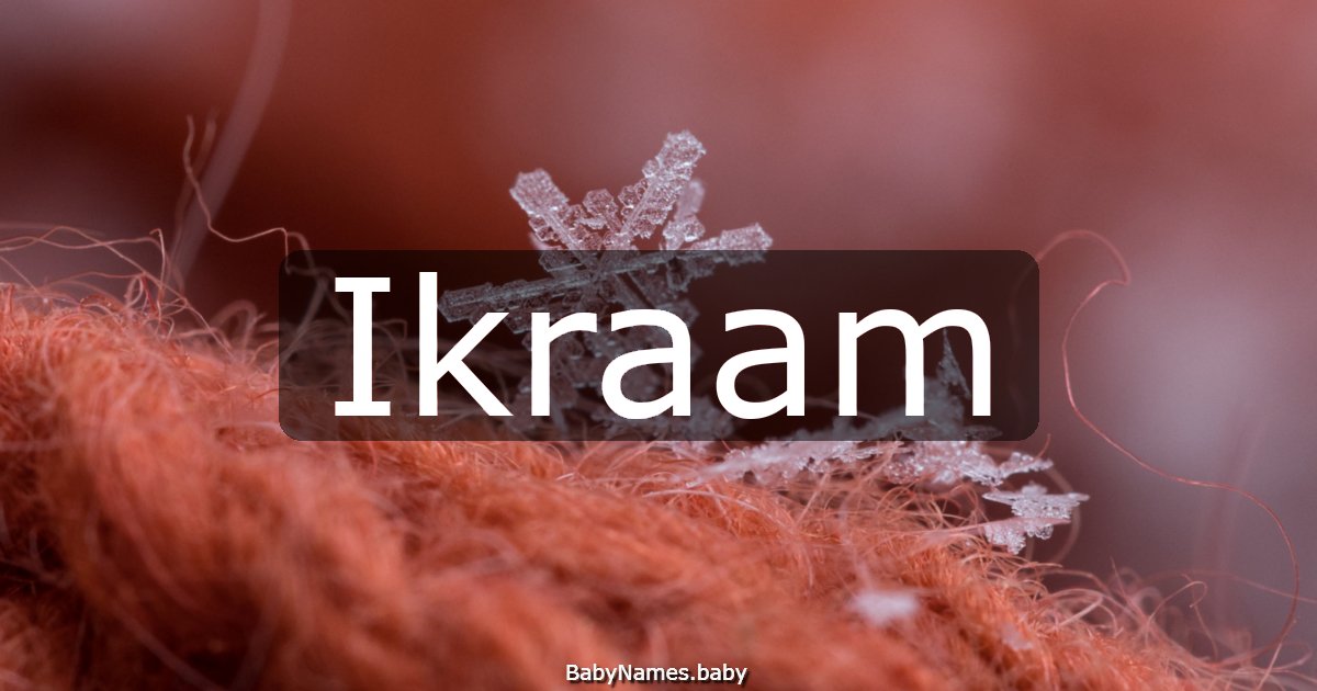 Ikraam