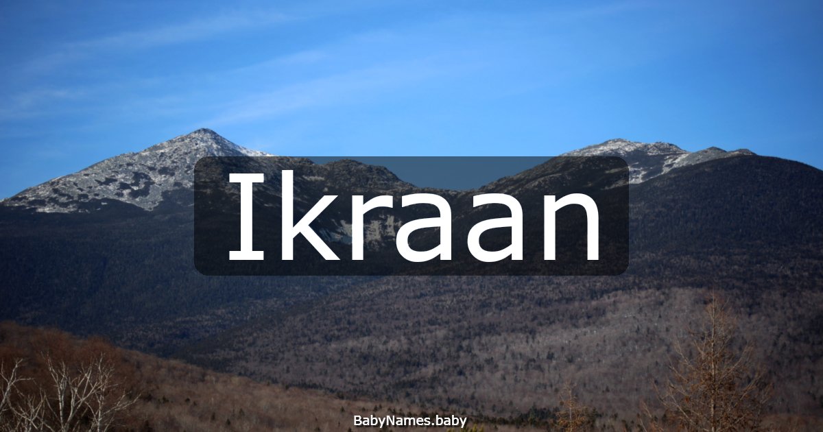 Ikraan