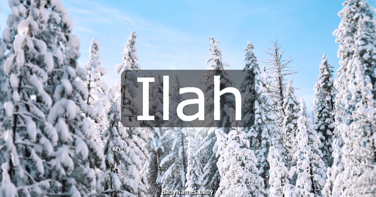 Ilah