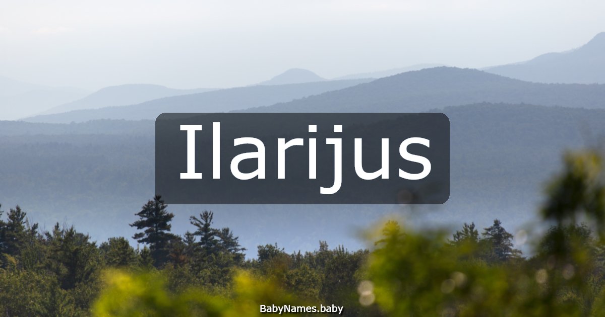 Ilarijus