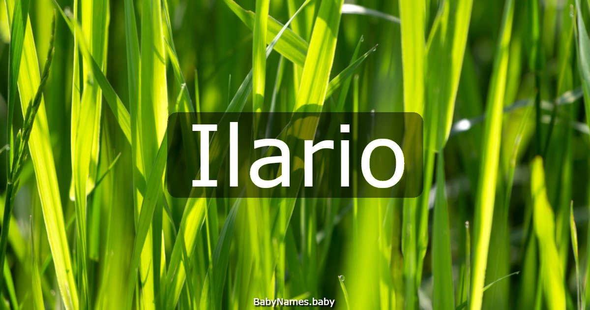 Ilario