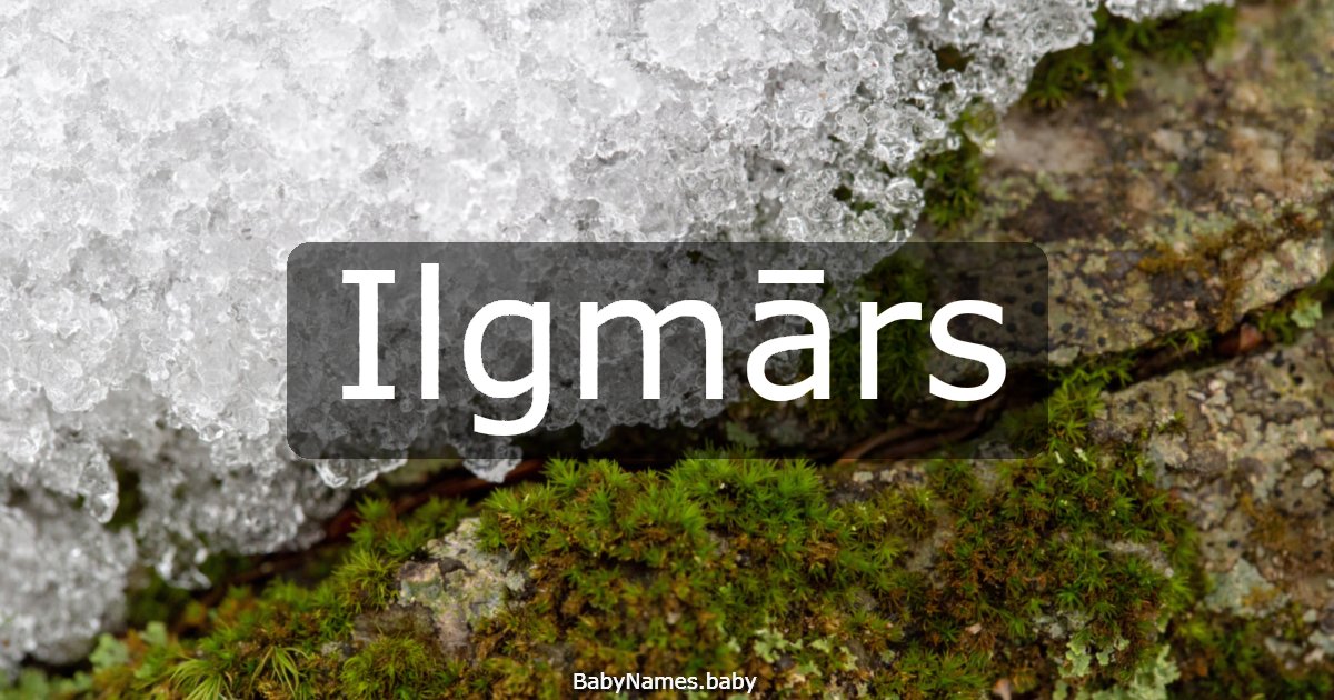Ilgmārs